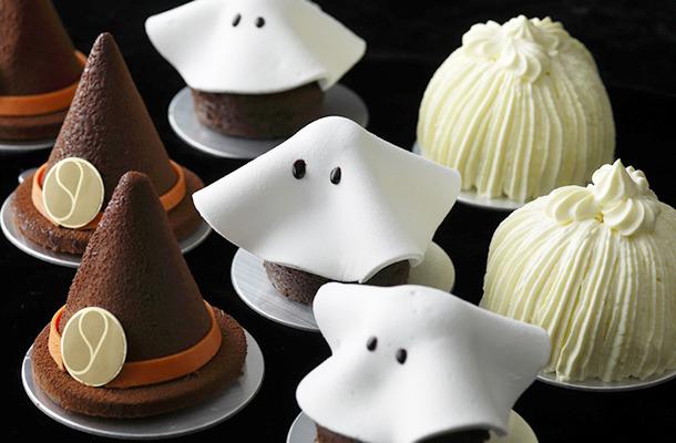 Postres de Halloween: sombreros de bruja y fantasmas de chocolate